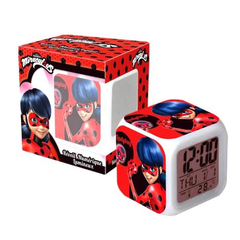 Miraculous Ladybug Digital Colour Changing Alarm Clock £8.99